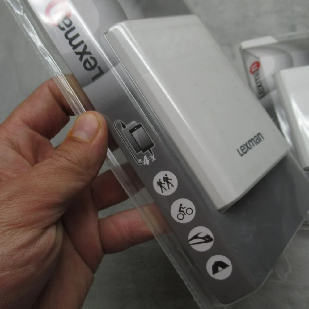 Lexman Portable Power Bank 10400 mAh 3.1A Output Dual USB Charger White LOT OF 2
